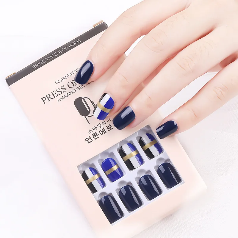 

30pcs/Set Detachable Press On Finger Fake Nails Ballerina Full Nail Art Tips Colorful Beauty Artificial False Nail Manicure Tool