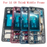 middle frame housing lcd bezel plate panel chassis for lg g8 thinq phone metal middle frame replacement part