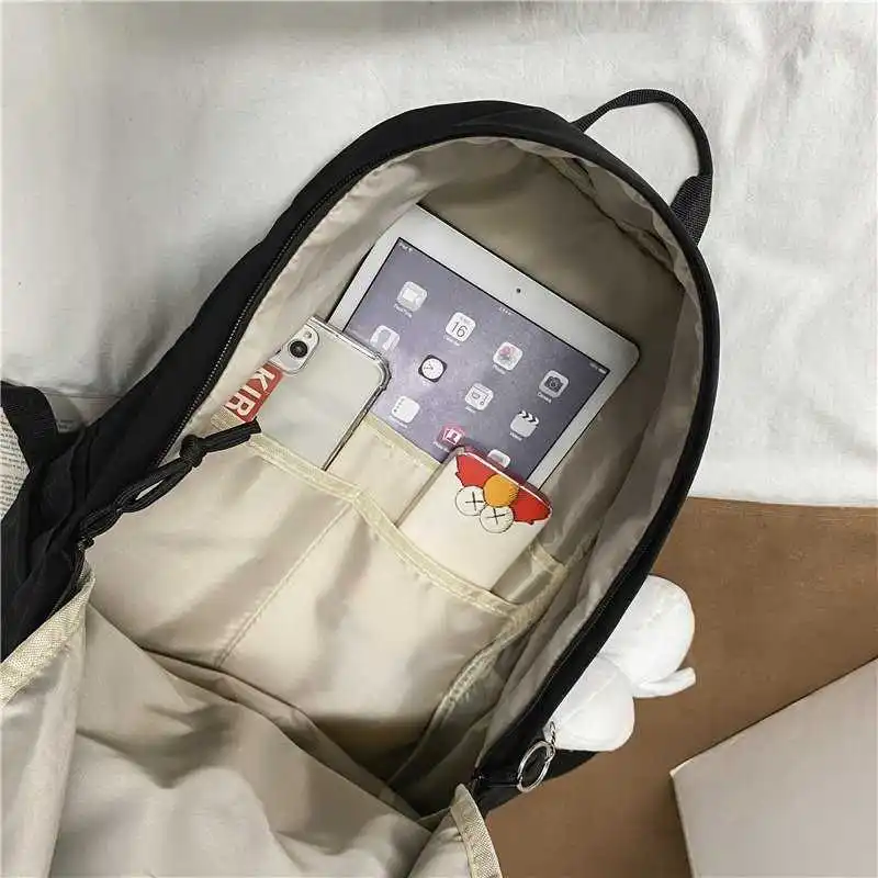 

female backpacks will see simple harajuku anti school bags 2021