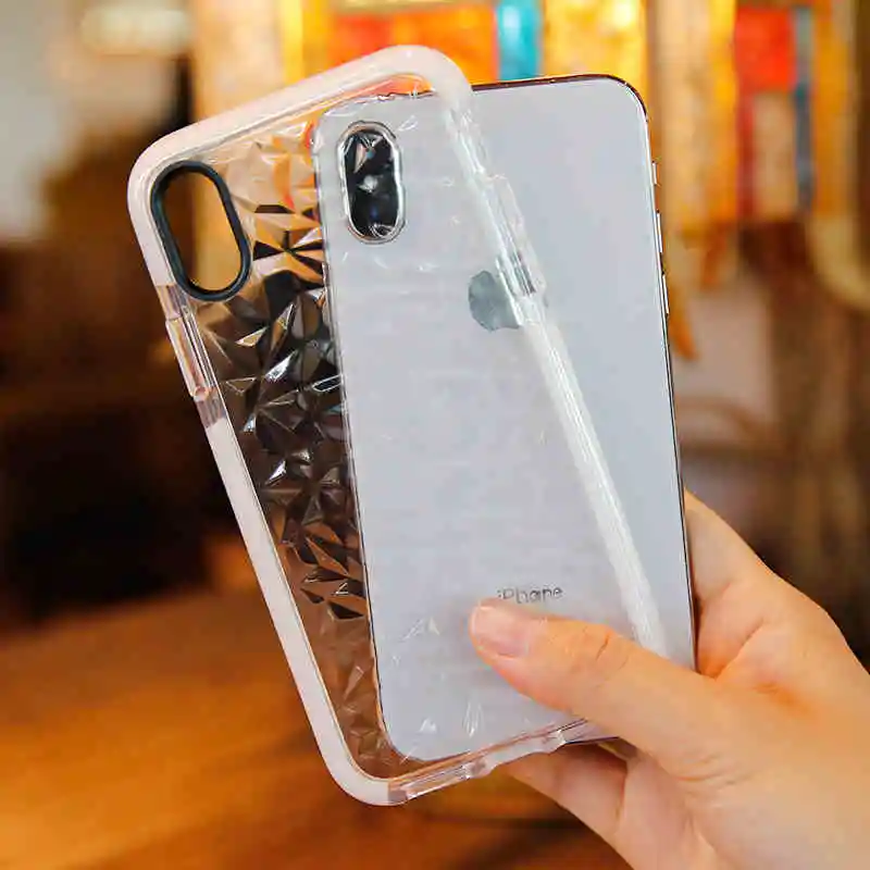 Плотный двухслойный Прозрачный чехол для Samsung S10 S9 S8 Plus S10e Note 9 мягкий из ТПУ iphone XS