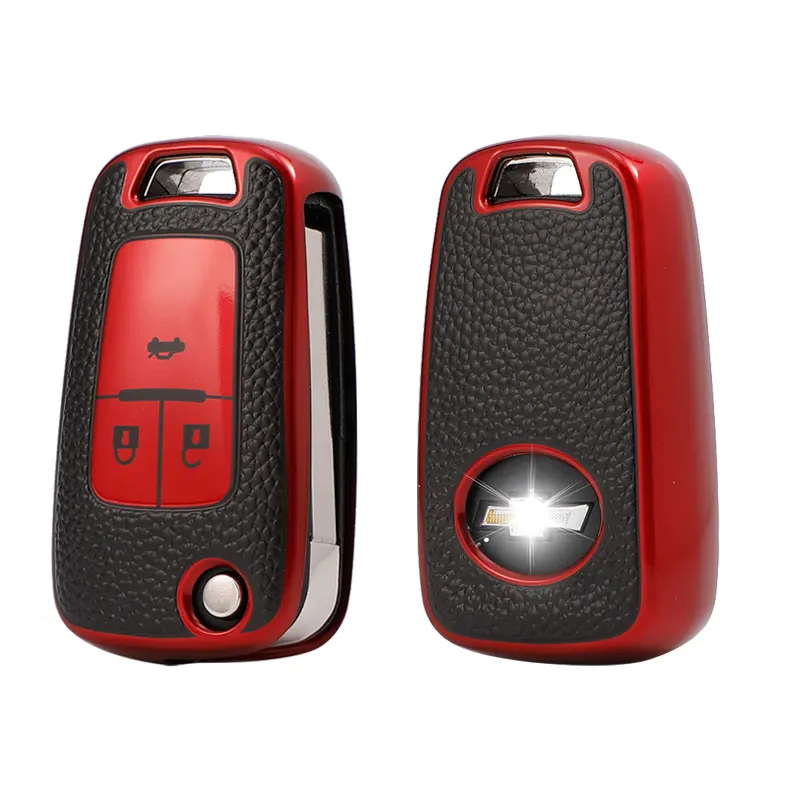 

3 Buttons Tpu Car Key Case Cover For Buick Chevrolet Cruze Opel Vauxhall Insignia Astra j Zafira C Mokka Encore Accessories