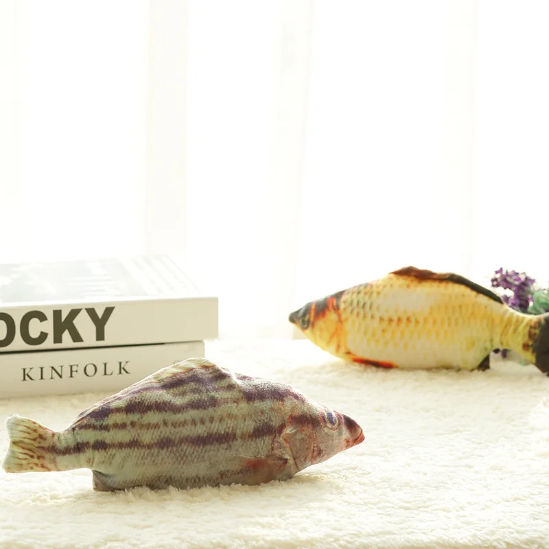 Забавная Новая электрическая рыба имитация игрушки кошка прыгающая качающийся