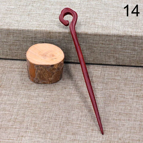 Винтажная деревянная палочка для волос из сандалового дерева, старинные китайские женские палочки для нарезания, заколки для волос из резного дерева, ювелирные изделия, подарок