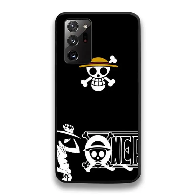 

One Pieces Anime Phone Case For Samsung Galaxy Note20 ultra 7 8 9 10 Plus lite M51 M21 M31S J8 2018 Prime