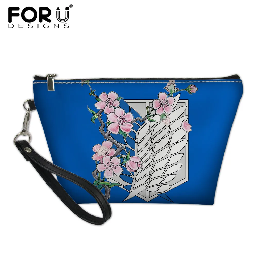 

Женская косметичка FORUDESIGNS, органайзер для туалетных принадлежностей, дорожный Органайзер с рисунком цветка сливы и книги, чехол для туалетн...