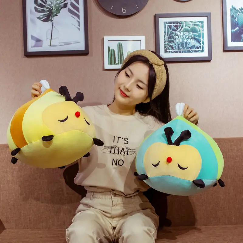 В форме милого шара Bee плюшевая подушка мягкая мультяшная Реалистичная пчела