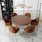 Круглая скатерть с Эластичной каймой, 48 дюймов, для вечерние, барбекю