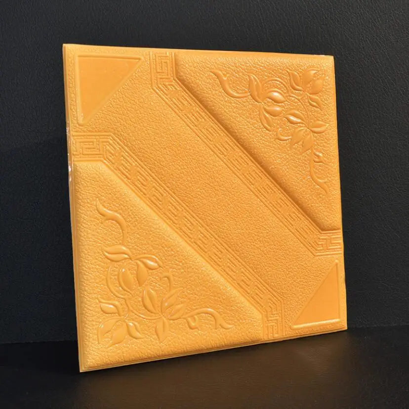 Роскошные панели обоев из пенопласта наклейки diy 3d искусственной кожи обои для