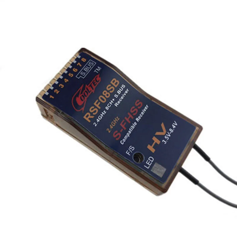 RSF08SB 8ch Futaba S FHSS SBUS совместимый приемник для 10J 8J 6K 6J 14sg 18MZ WC 18SZ Frsky Delta 8|Детали и