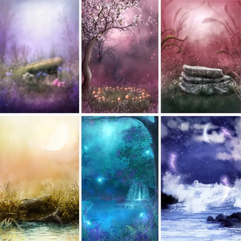 Nitree виниловый Фото Студия фотография фон мультфильм джунгли камень Светлячок