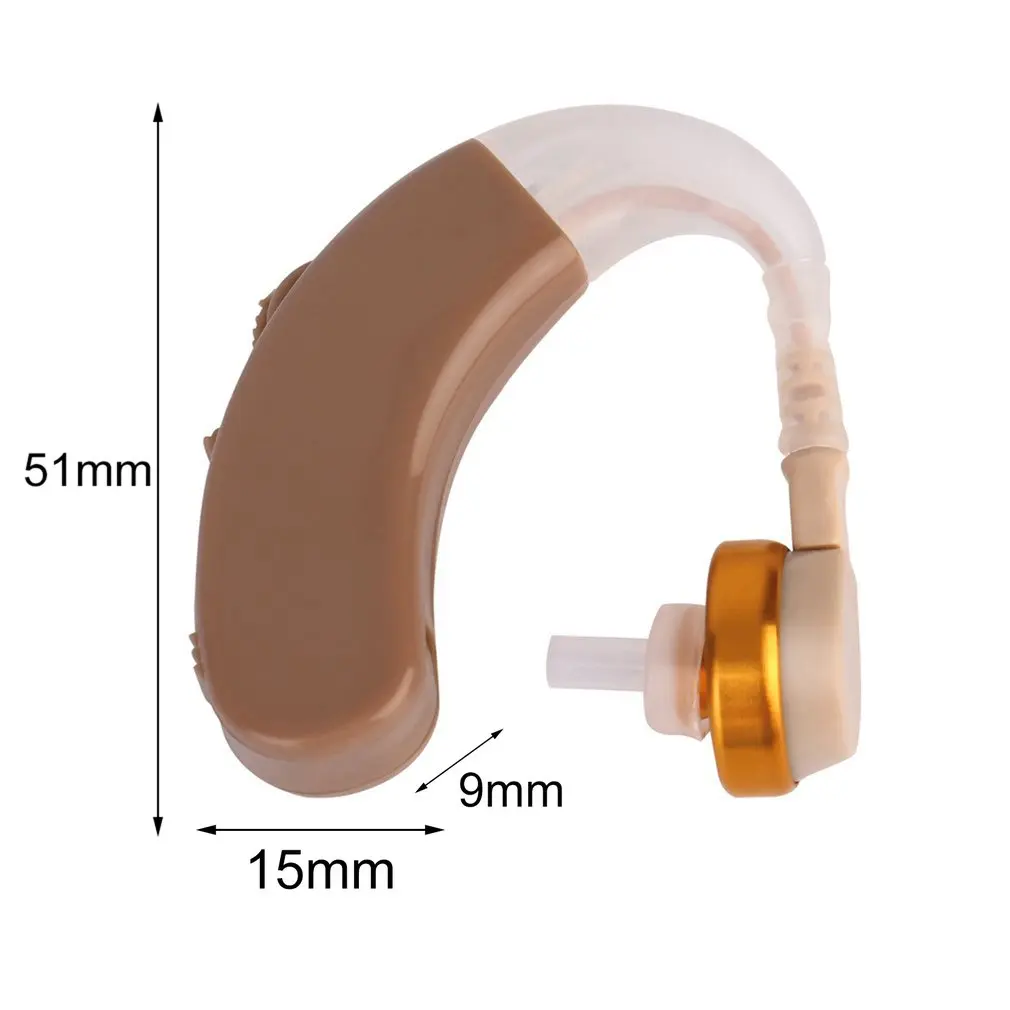 

JZ-1088E,JZ-1088A Portable Mini Behind Ear Adjustable Tone Digital Hearing Aid High-Low Tone Best Sound Voice Amplifier Sound En