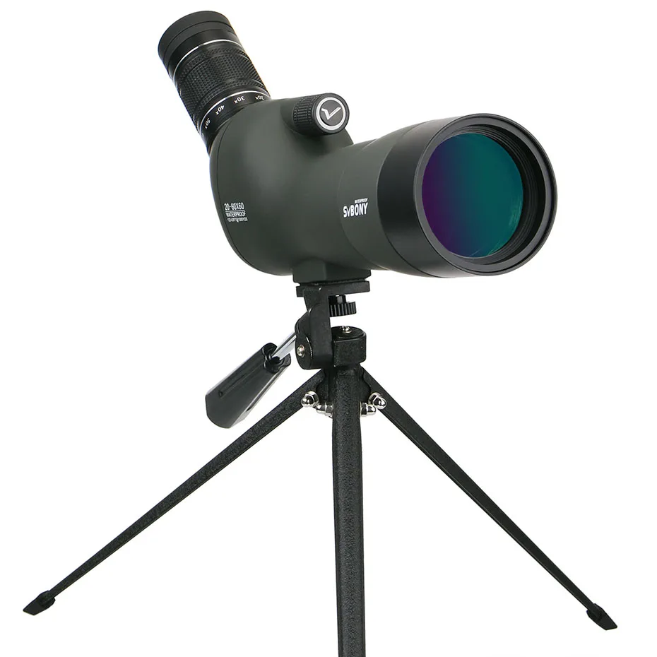 SVBONY 20-60x60 SV29 Зрительная труба 23 мм окуляр Zoom BAK4 призма FMC объектив телескоп Birdwatch Охота мишень стрельба