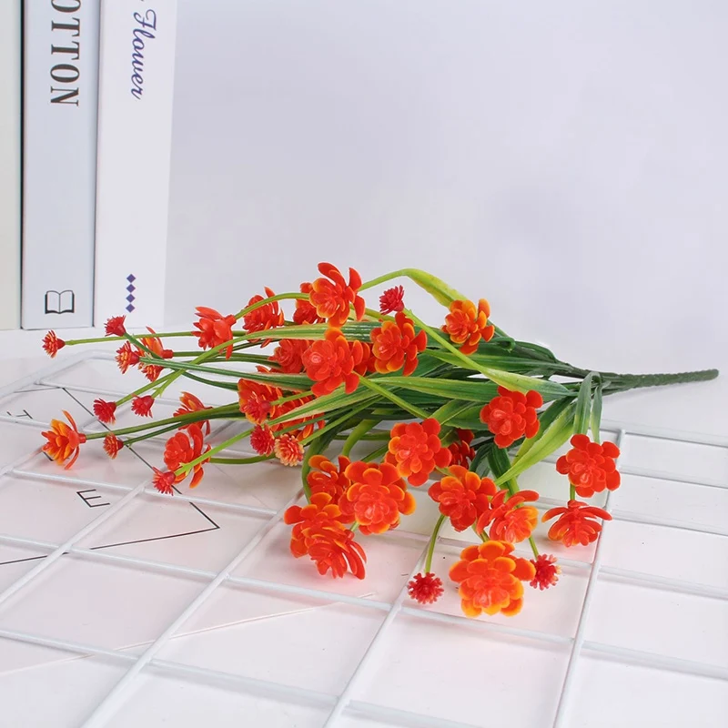 Цветные искусственные цветы для свадьбы искусственный цветок красивый