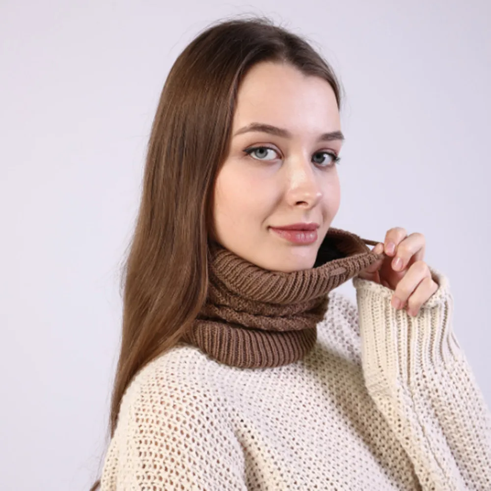 Новинка искусственная кожа бархатная Теплая Лыжная шапочка с кулиской шарф MZ010 |