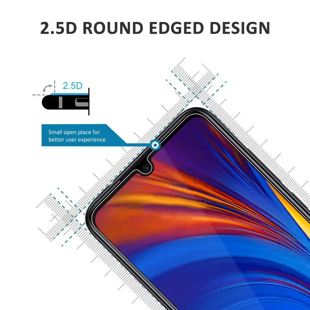 2Pcs For Xiaomi Mi A2 Lite Screen Protector Tempered Glass on Xiomi Xaomi MiA2 MiA2Lite A2Lite light Full Cover Protective | Мобильные