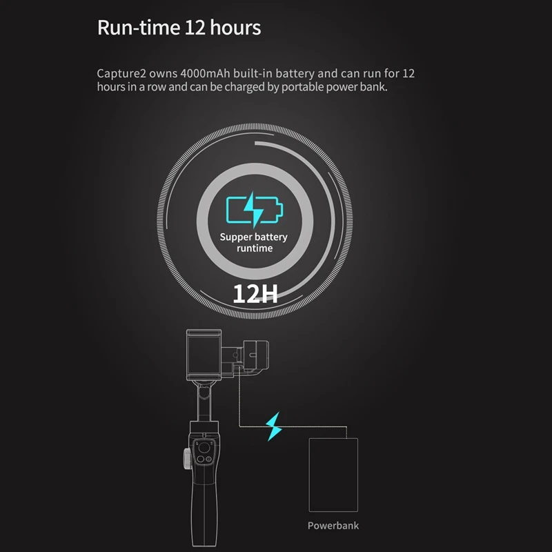 Подъемный ручной стабилизатор портативный Гладкий с PhoneGO FPV Mode AI трекинг для