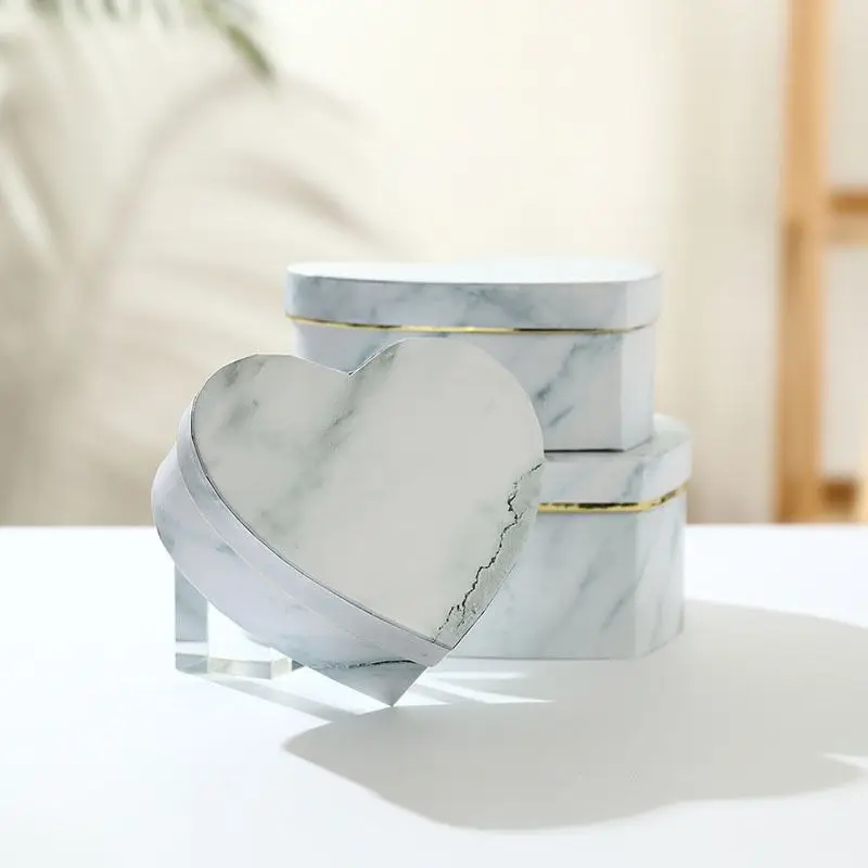 3 шт. Подарочная коробка для цветов в форме сердца европейском стиле|Подарочные