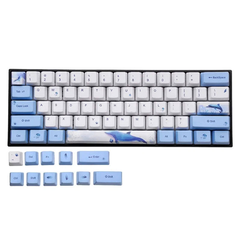 

72 ключей/комплект PBT OEM профиль сублимационный Шапки для MX Переключатель механическая клавиатура КИТ тема ключ Шапки для GH60