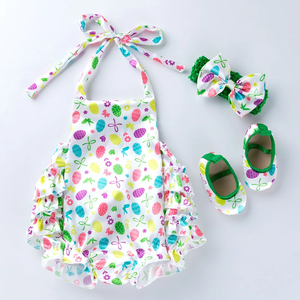 Комплект одежды для новорожденных малышей девочек костюм на бретельках Дня