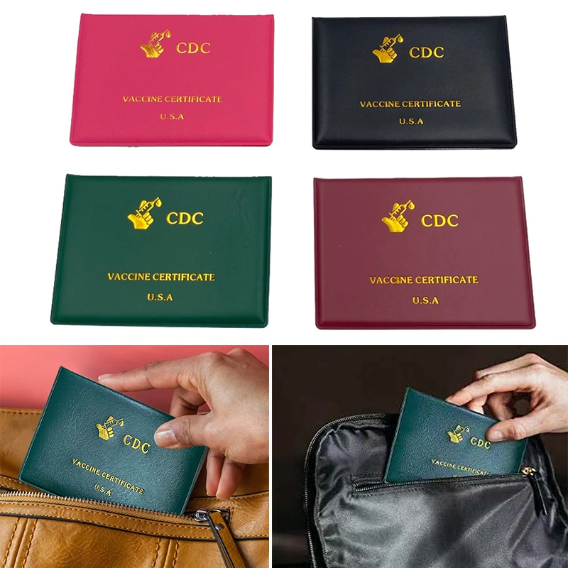 

4 Styles High-quality Multipurpose 4X3 Inch PVC Soft Film PU Leather Card Holder Book Cards Protector Storage