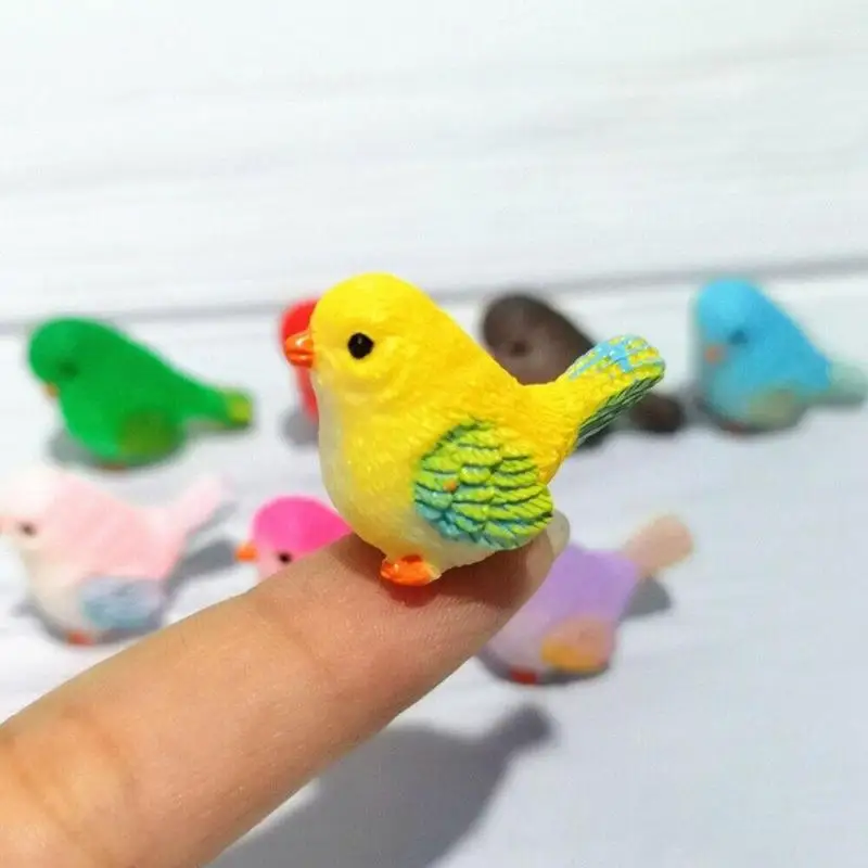 

Simulation Cartoon Bird Miniature Figurine Mini Animal Craft Gift Dollhouse Toy Micro Landscape Fairy Garden Accessory Decor