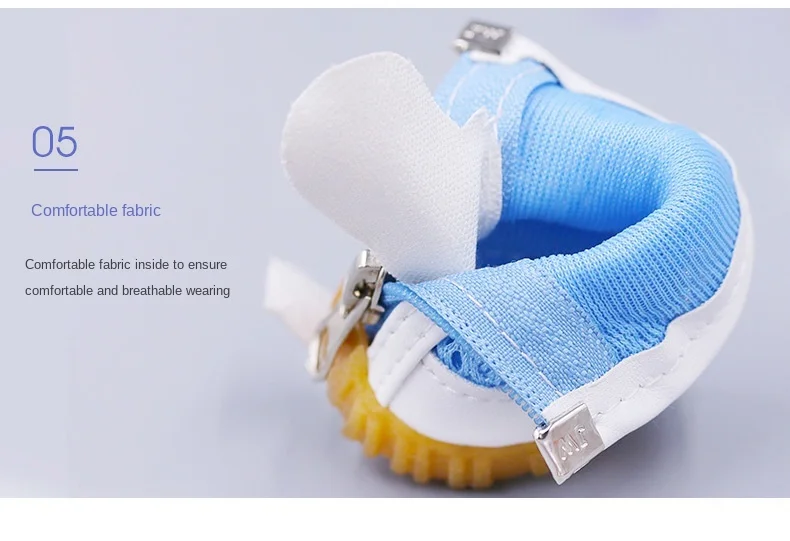 

Rugged Soft Bottom Dog Shoes Sports Net Shoes Non-slip and Breathable Suitable for Small Dog Puppy Shoes