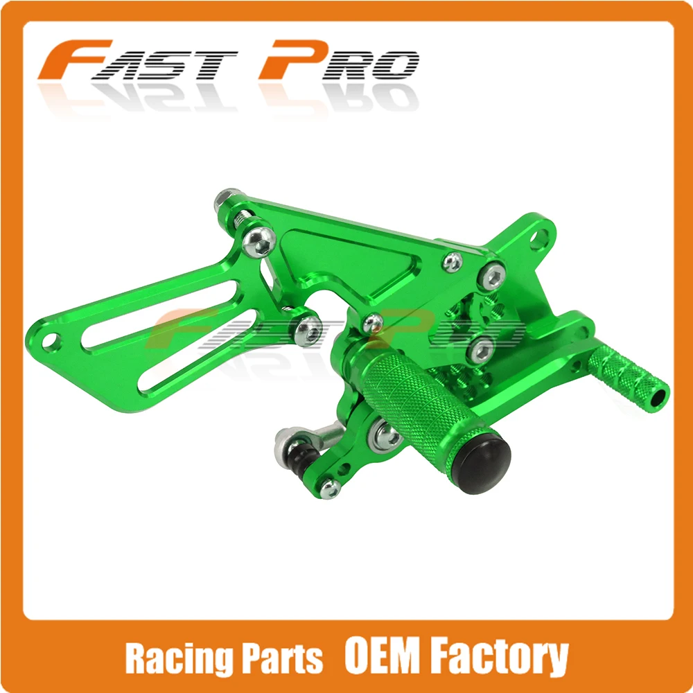 CNC мотоциклетные регулируемые штифты для заготовки педали для KAWASAKI ZX10R ZX-10R ZX 10R 2006 2007 2008 2009 2010