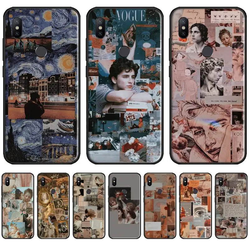 

Aesthetic art illustration Phone Cases For Xiaomi Redmi 7 9t 9se k20 mi8 max3 lite 9 note 8 9s 10 pro Soft Shell Cover Funda