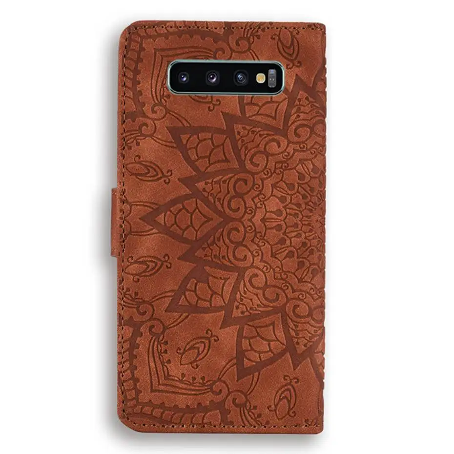Кожаный чехол-книжка для Samsung Galaxy S8 S9 S10 E Plus A10 A20 A30 A40 A50 A70 A90 A80 A10E A20E Note 9 10 Pro