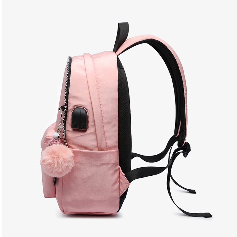 MARVEL USB Charging Backpack College Students School Package Oxford Cloth Waterproof School Bag Cartoon Anime Backpack Mochila