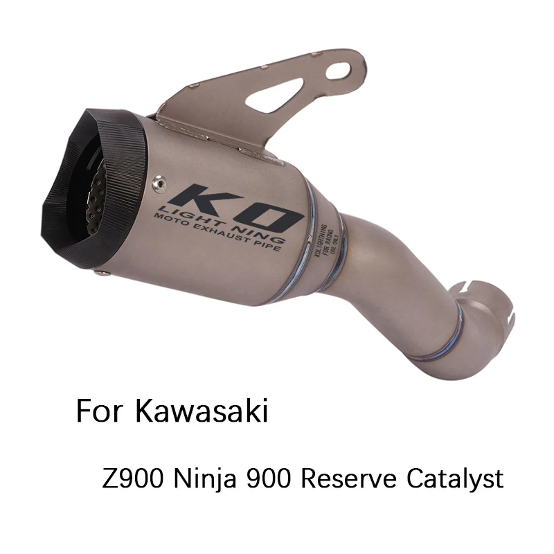 

Reserve Catalyst for Kawasaki Z900 Ninja 900 Motorcycle Exhaust Pipe No DB Killer Escape Titanium Alloy Slip On Original System