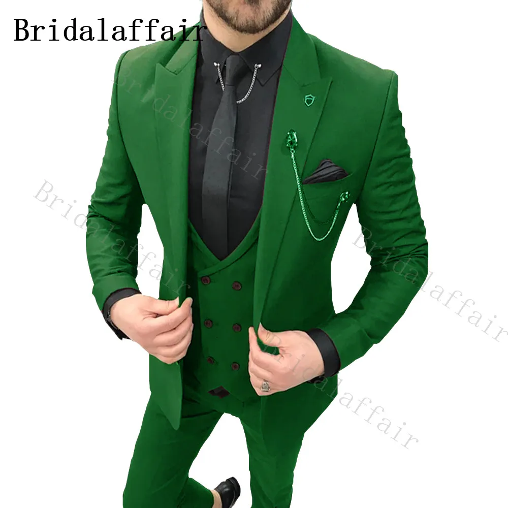 Bridalaffair темно синие костюмы 3 предмета деловые вечерние лучшие мужские блейзеры
