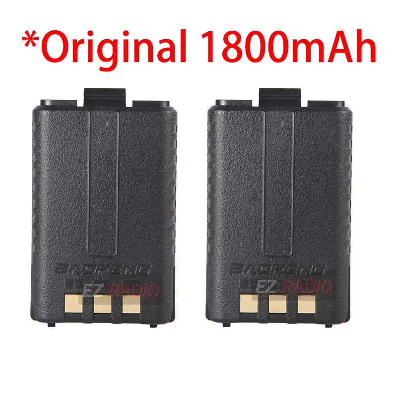 1800mAh Black2 BL-5 Baofeng UV-5R Батарея 3800 мАч Baofeng Батарея Кабель зарядного устройства USB кабель для BF-F8 uv 5r uv5r UV-5RE UV-5RA 5RB 5RL F8+ F8HP - Цвет: 1800mAh Black2
