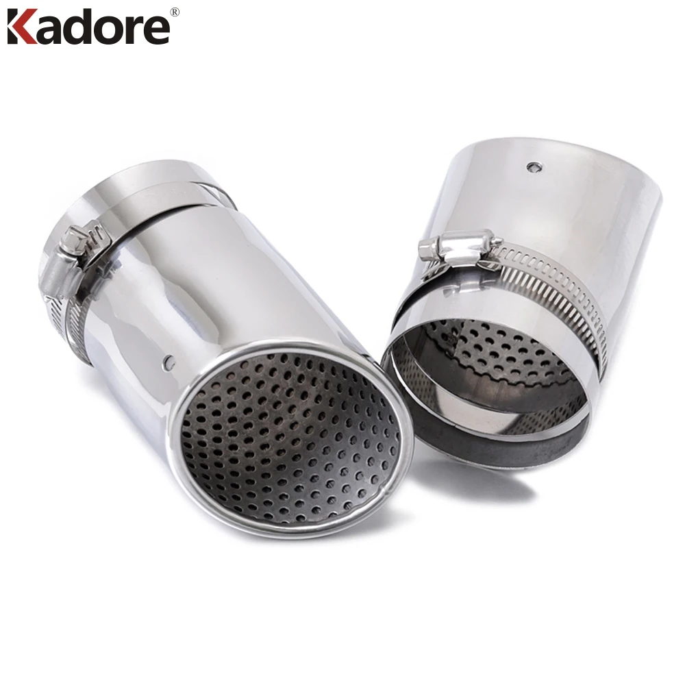 Хромированный глушитель выхлопной трубы для Subaru Forester 2010 2014 из нержавеющей