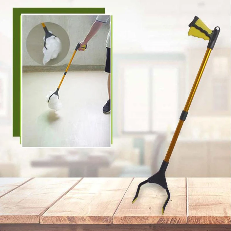 Складные длинные зажимы для мусора захват инструмент захвата изогнутая ручка