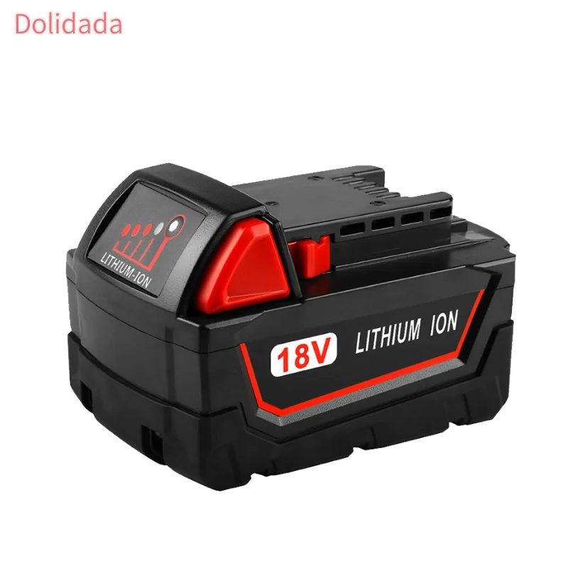 Оригинальный литий-ионный аккумулятор 18 в 12800 мАч подходит для Milwaukee Xc M18 M18B 48-11-1815