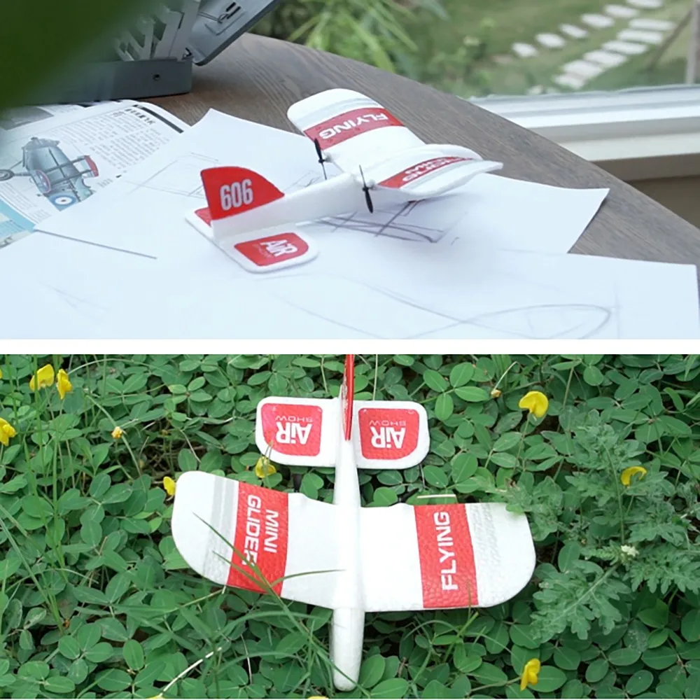 KF606 RC самолет летающий EPP планер из пеноматериала игрушка 15 минут флигт время 2CH
