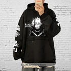 Мужская толстовка с капюшоном My Hero академия, повседневные свободные толстовки в стиле Харадзюку с принтом манги Bakugou, японские удобные толстовки унисекс