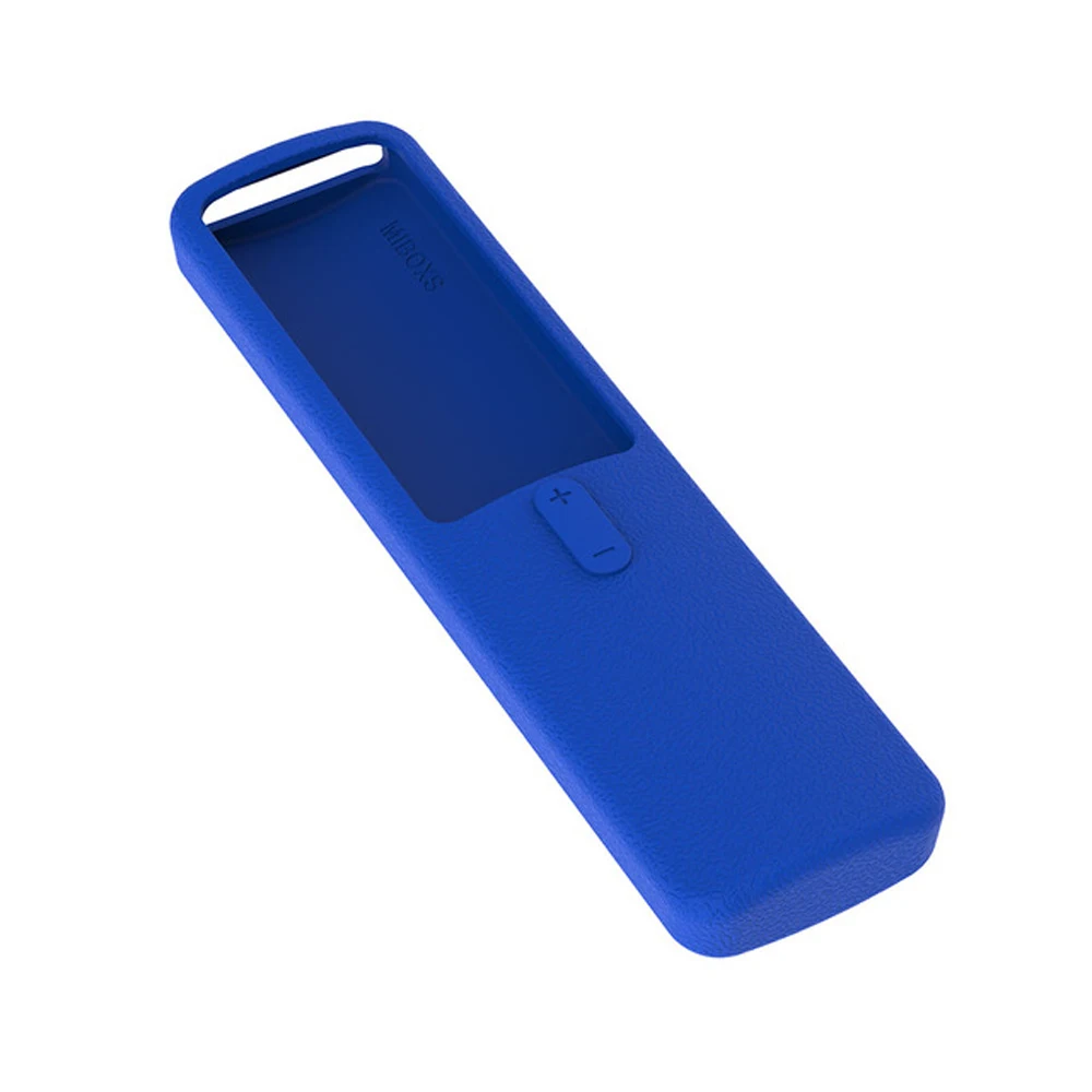 Blue Силиконовый смарт-ТВ чехол для пульта дистанционного управления для Xiaomi mi Box S пульт дистанционного управления чехол для Xiao mi мягкий простой пульт дистанционного управления протектор - Цвет: Blue