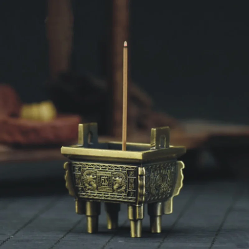 Латунные палочки для благовоний конусная кадильница в стиле ретро с ароматом