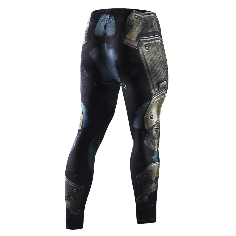 2018 новые мужские компрессионные утягивающие штаны Marvel Бэтмен повседневные