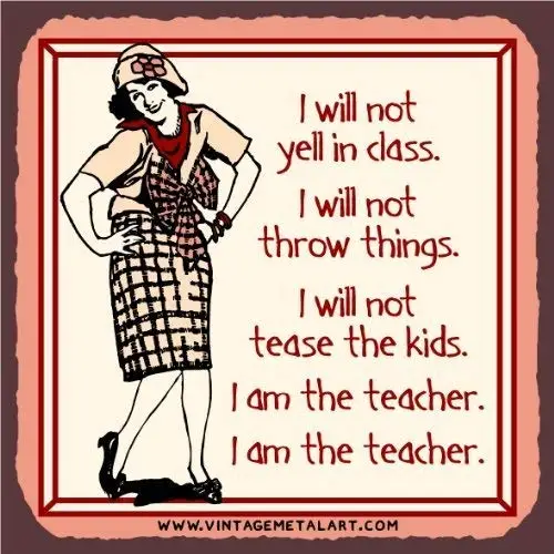

Tin Sign New Aluminum Metal I Am The Teacher Retro 11.8 x 7.8 Inch