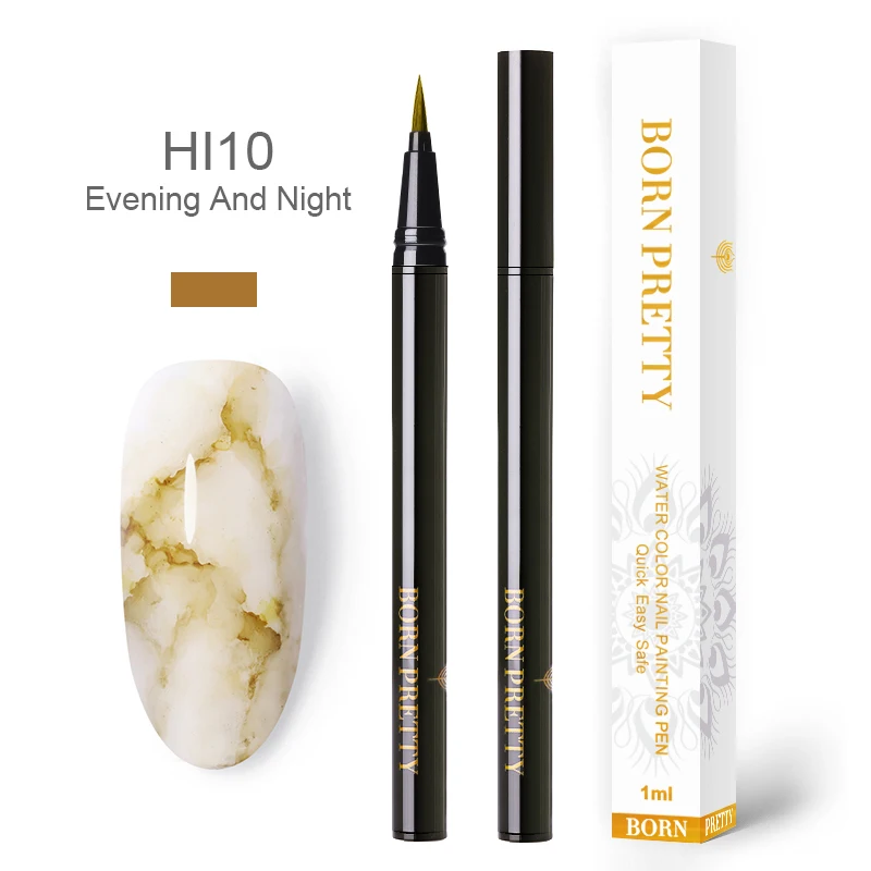 BP-HI10 BORN PRETTY Цветущий лак для ногтей акварельный лак для ногтей чернильный лак для ногтей DIY дизайн 12 цветов - Цвет: BP-HI10