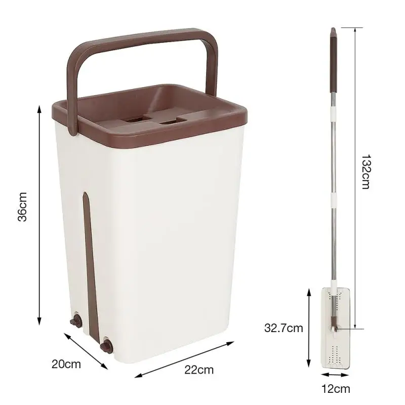 

Scratch Free Hand Wash Flat Mop Multi-function Microfiber Mop Head Cleaning Tools Household 360 Rotate Without Dead Angles Mop