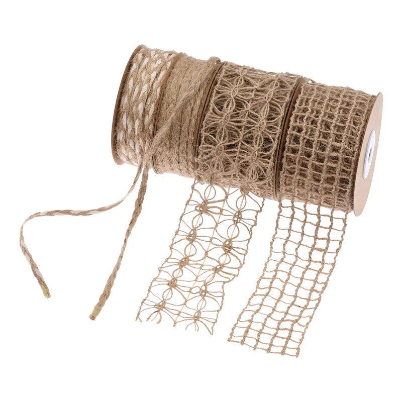 Новая полоя пеньковая лента в подарок украшение для садоводства плетеная