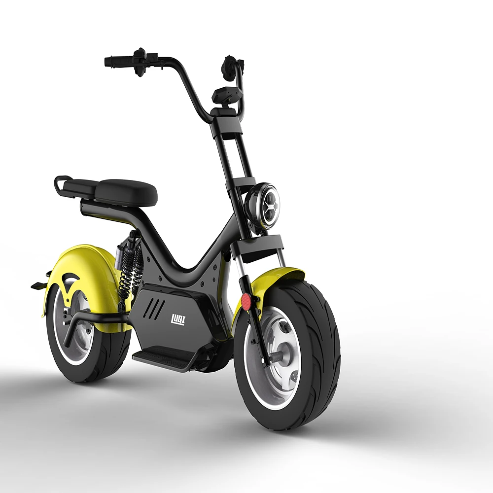 Günstig 【 K1-017 】Electric Roller Citycoco Zwei-Rädern Elektrische Roller Große Rad 60V Elektrische Roller Mit Sitz Können Reise