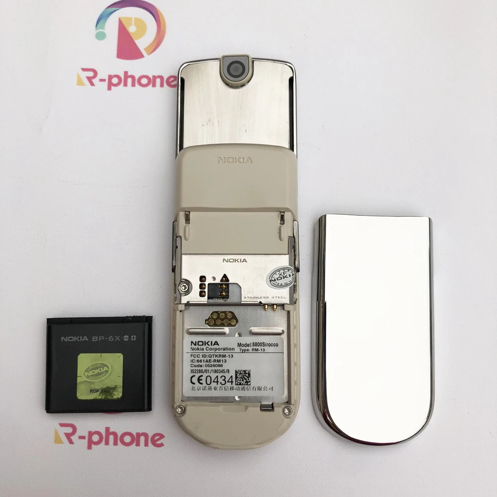 

NOKIA 8800se Sirocco 8800d 8800se Refurbished Mobile Cell Phone GSM 128MB Phone Russian Keyboard Original Unlocked