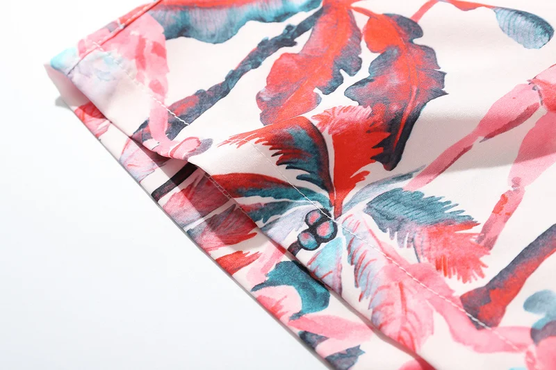 

Elastic Waist Hawaiian Printed Shorts Mens 2020 Summer Beach Shorts Hawaiian Tropical Shorts Casual Bermuda Masculina Shorts