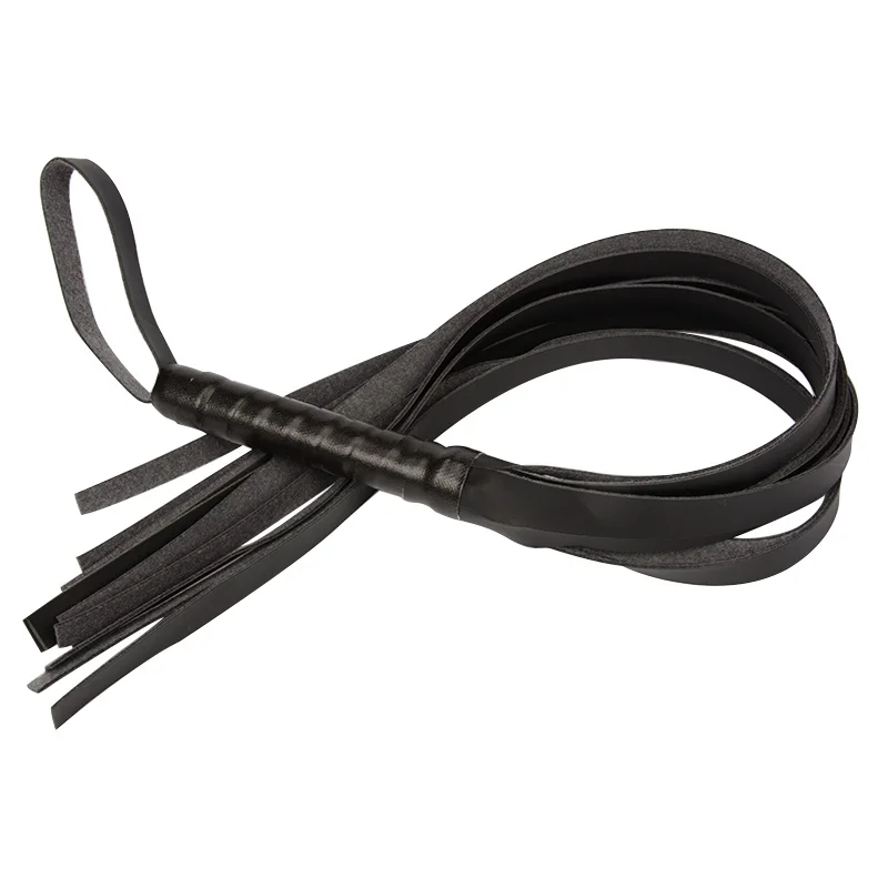 Плетка кожаная для БДСМ 70 см хлыст сексуальных игр фетиш порка плетка связывания