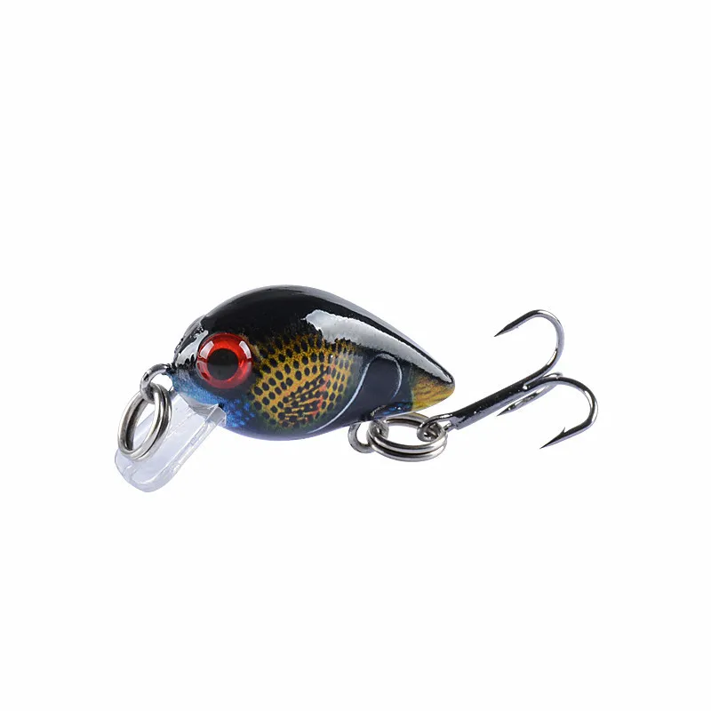 Мини-кренк искусственная приманка плавающие воблеры для рыбалки окуня 3 см 1 5 г